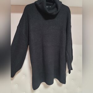 NWT Vero Moda Sz 1x Black Turtleneck Balloom Sleeve Sweater